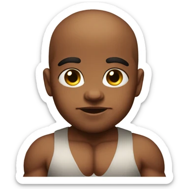 big buff baby sticker