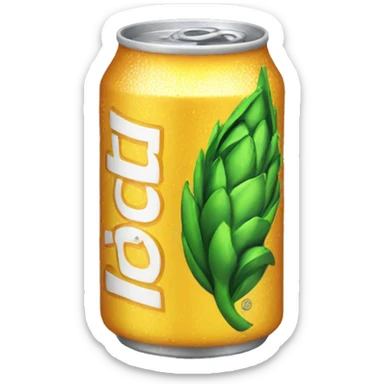 Bud light can sticker