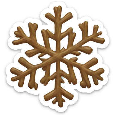 snow flakes sticker