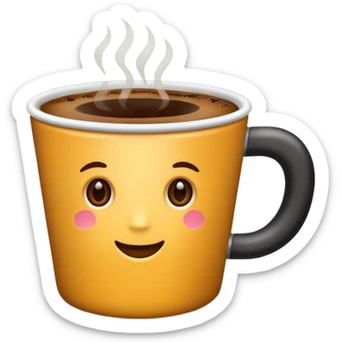 Una tazzina di caffè  sticker