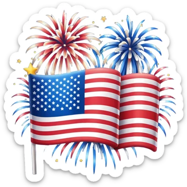 fireworks USA Icons sticker
