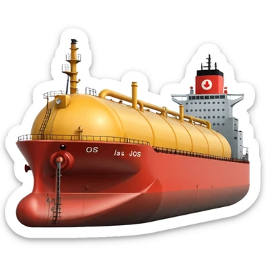 oil tanker side view sticker