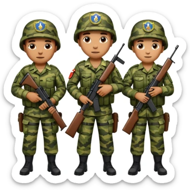 Panamanian Border Military sticker