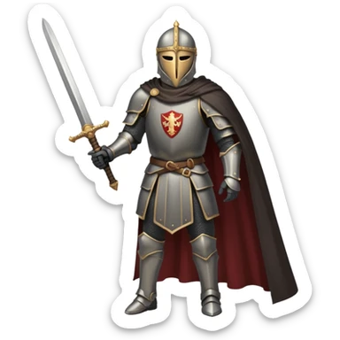 Headless Knight with Sword sticker