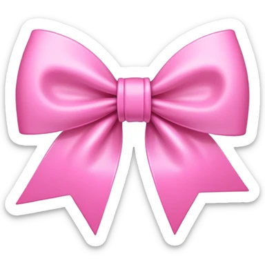 Moño aestetich rosa sticker