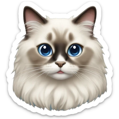 ragdoll cat sticker