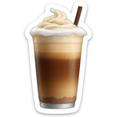 Cold coffee sticker