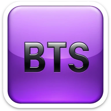 BTS logo sticker