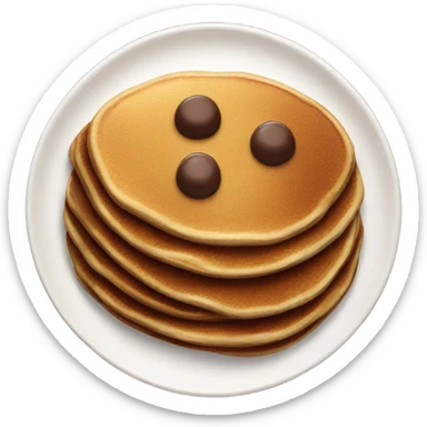 Chocolate pancake sticker