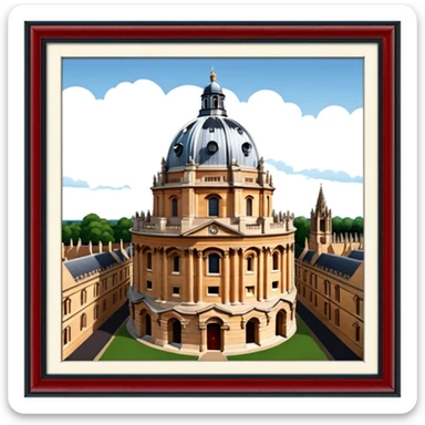 oxford university radcliff camera sticker