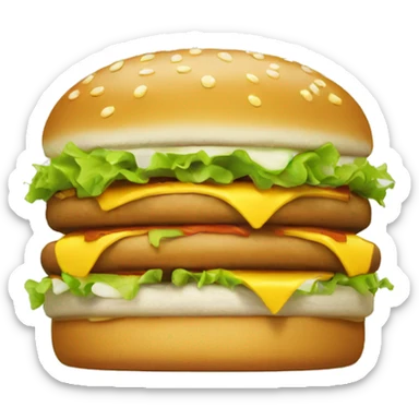 BigMac White Icon sticker