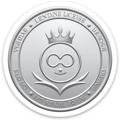 the wedding license sticker