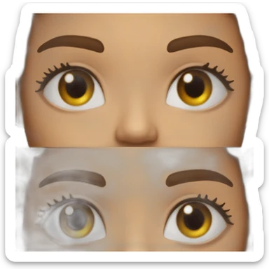 Brown eyes 👀 like ti sticker