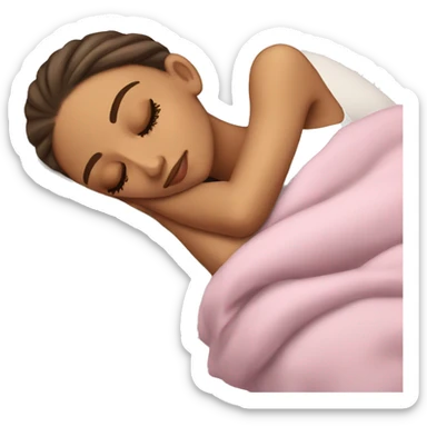 Ariana Grande sleeping sticker