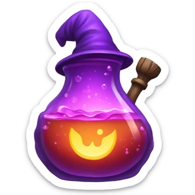wizard potion sticker