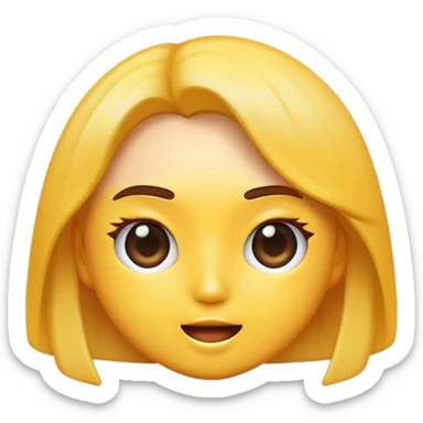 Cinematic Realistic K-pop Pop Culture Emoji, depicted with a modern, stylish portrayal capturing the essence of the K-pop phenomenon rendered with sleek textures and dynamic, vivid lighting. sticker