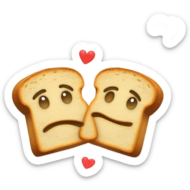 toast in love sticker