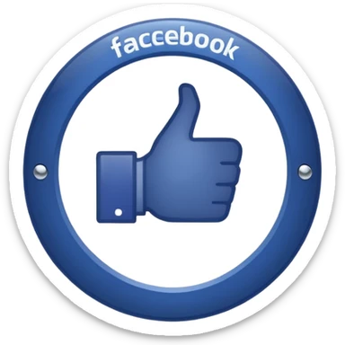 représente le célèbre badge de certification Facebook (blue check " ou "pastille bleue) sticker