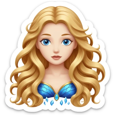 Beautiful mystic siren sticker