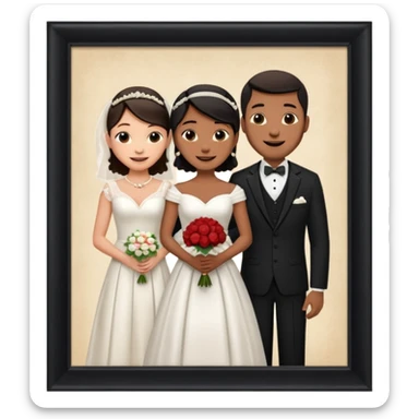 Courthouse wedding place. sticker