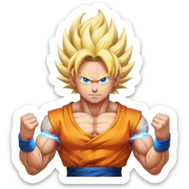 super saiyan MUI sticker