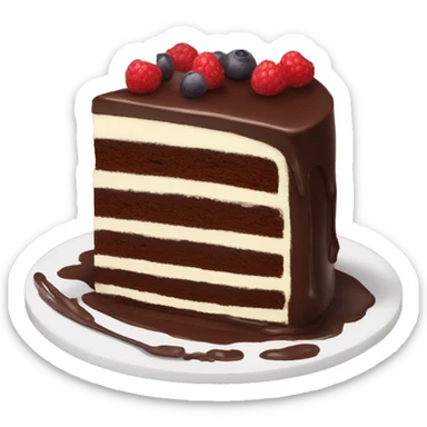 chocolate cake sticker