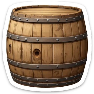 wine barrel sticker