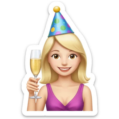 A partir de celle image cree une version pareil mais joyeux  sticker