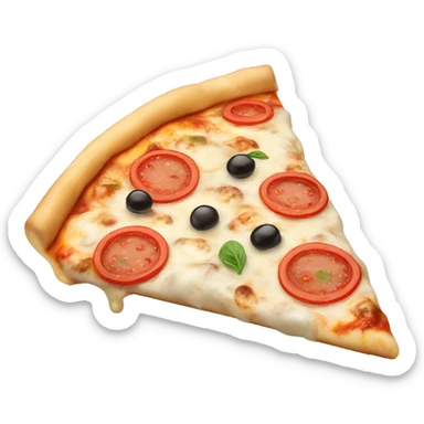 white sauce pizza  sticker