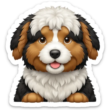 bernedoodle sticker