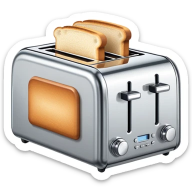Pixelated Toaster sticker