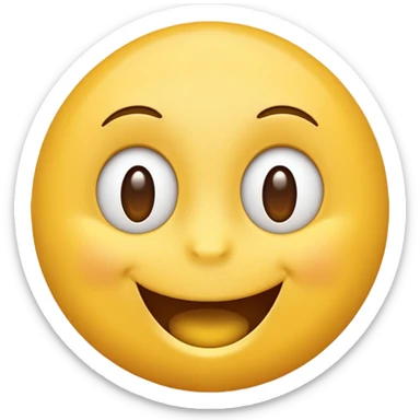 I need exite emoji sticker