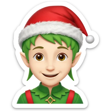 Christmas Elf sticker