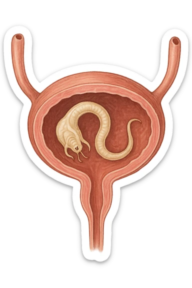 parassita nella vescica sticker