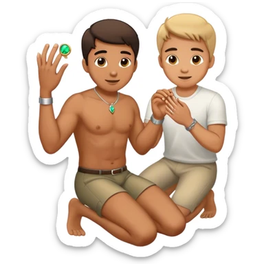 Demande en mariage a genou sticker