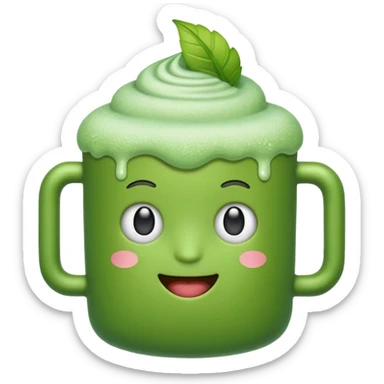 macha emoji sticker