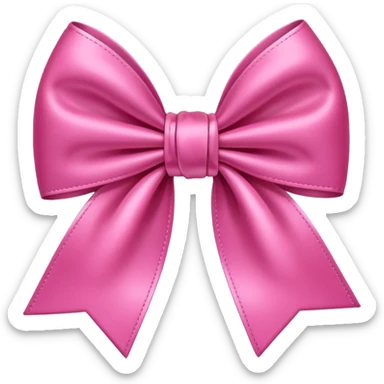 Very pink bown sticker