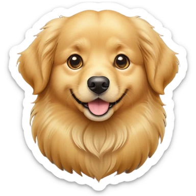 Star Eyed dog emoji sticker