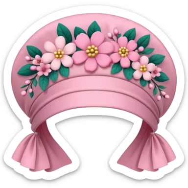 Pink simple headpiece  sticker