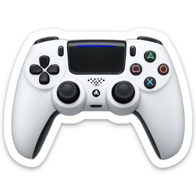 White Ps5 dualsence controller sticker