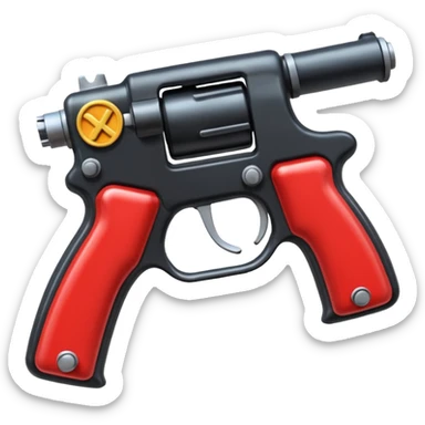 i want to make an X letter using 2 gas pump   pistols sticker