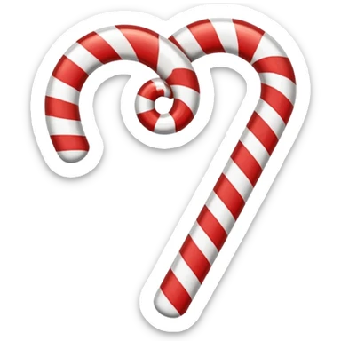 Candycane sticker
