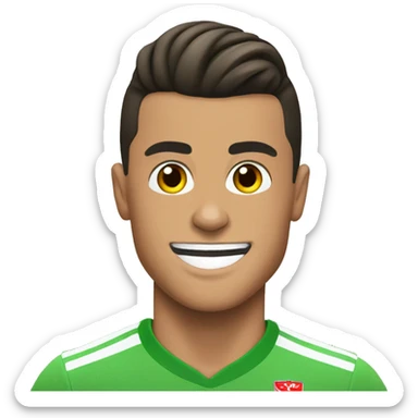 Create cristiano ronaldo celebrating the sui  sticker