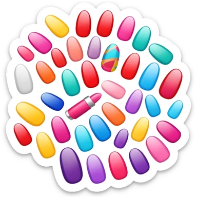 Stickers para clientes de uñas sticker