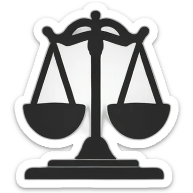 lawyers logo with the letters "G & F" sticker