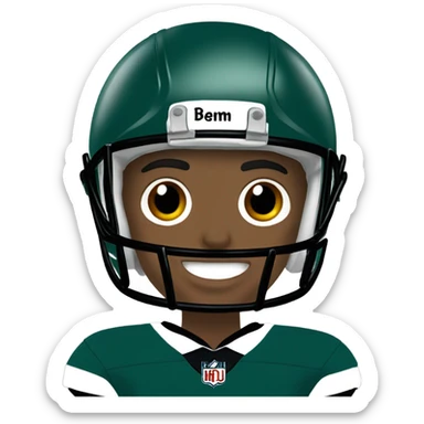 Eagles football player  sticker