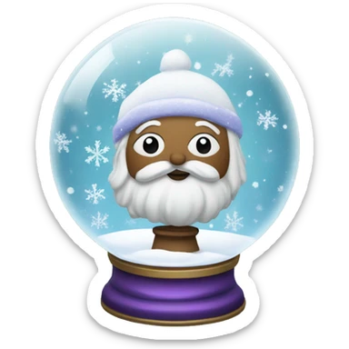 Candi snow globe  sticker