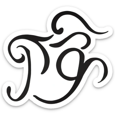 Joshua Mitchell signature  sticker