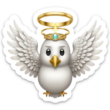 vape with wings and halo sticker