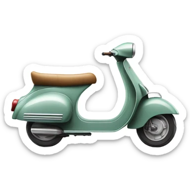 motorbike like scooter vespa r sticker